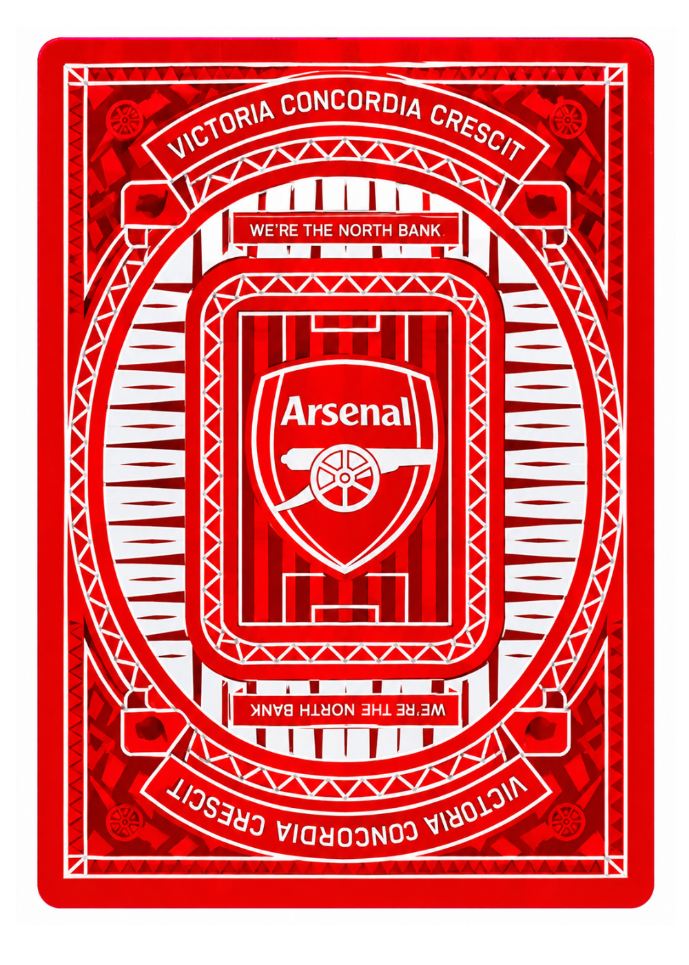 Arsenal playing card back