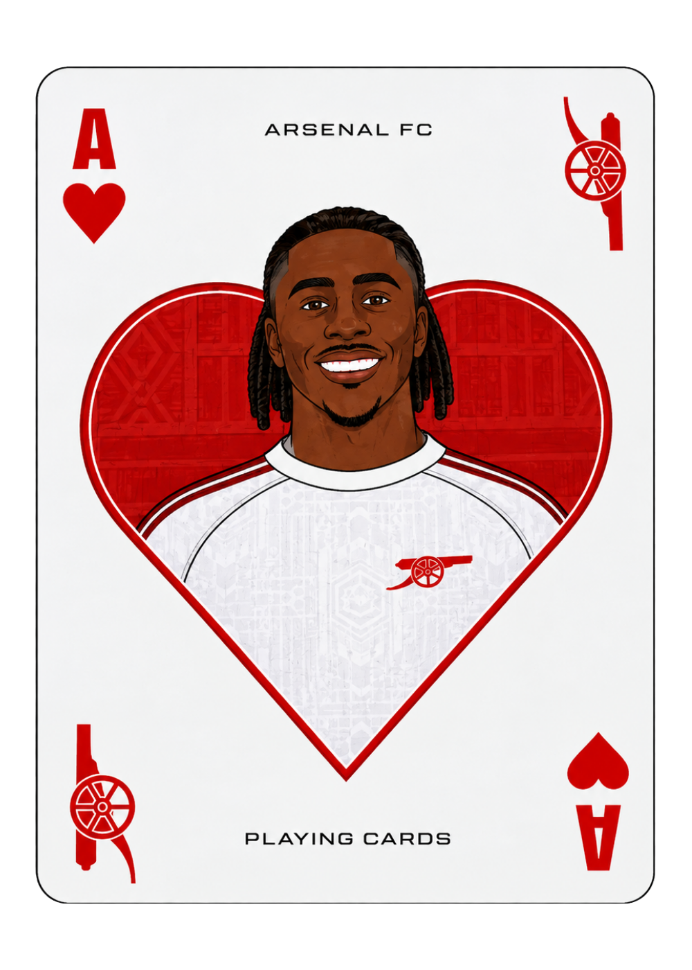 Arsenal playing card 8