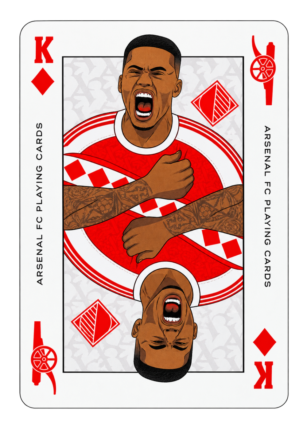Arsenal Home Edition Playing Card 3