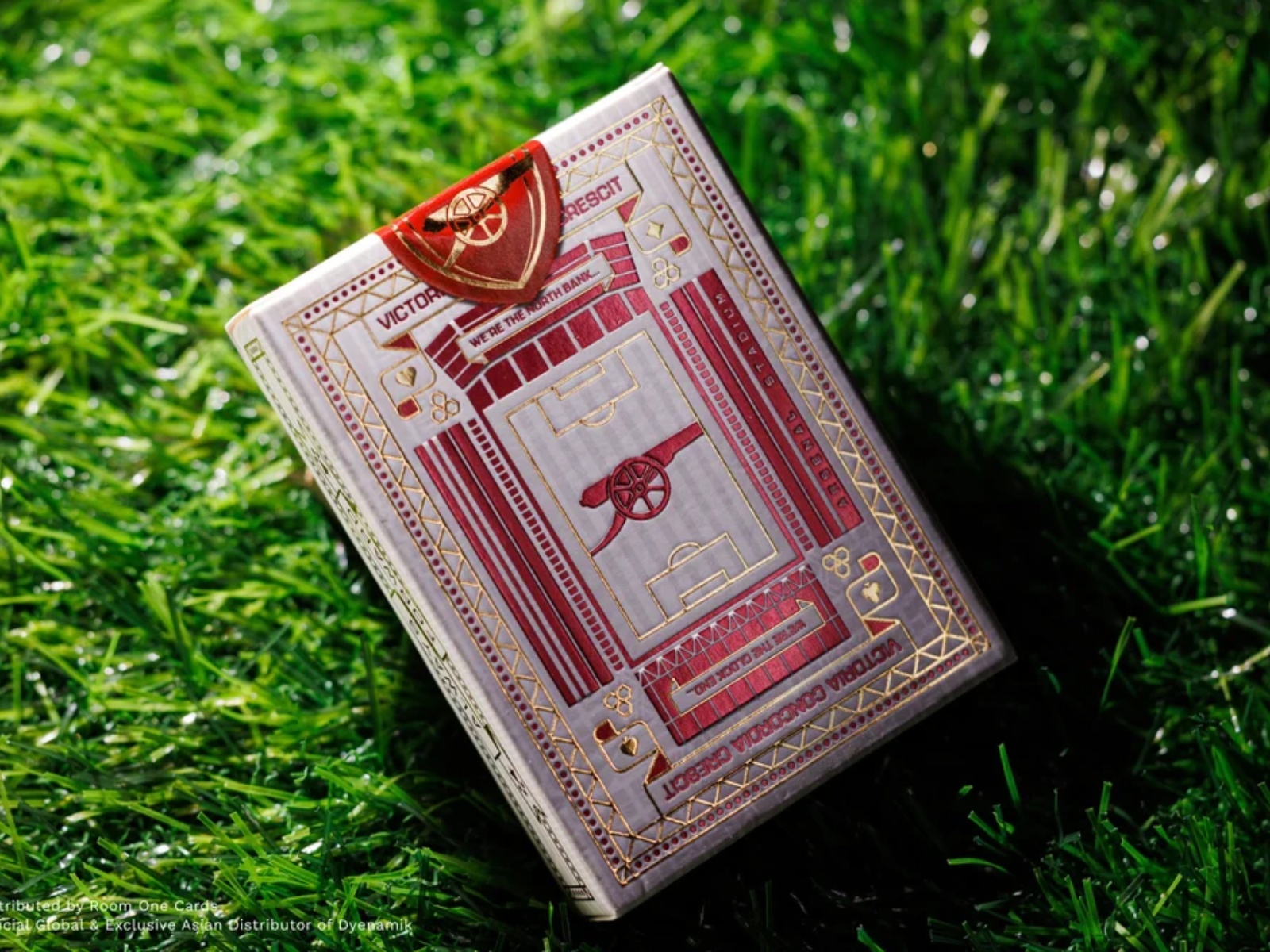 Arsenal Third Edition box reverse with Highbury plan view