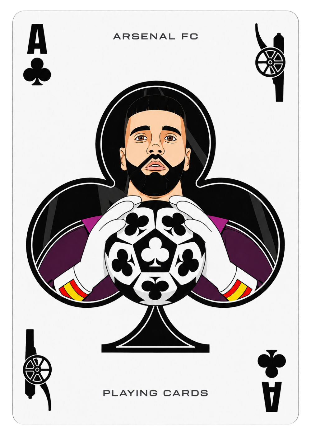 Arsenal Playing Card 6