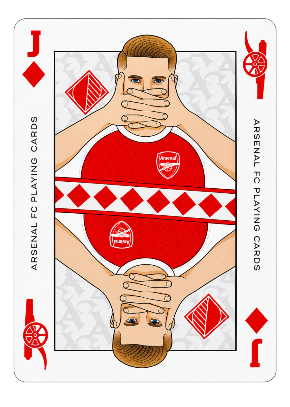 Arsenal Home Edition Playing Card 4